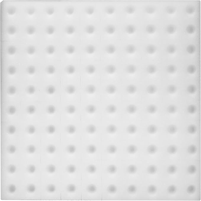 Generic Sponge Cubes for Hydroponics10Pcs Hydroponic Sponge Planting Gardening Tool Square Seedling Sponges for Greenhouse Small Bud Growth or Grow Seedlings White