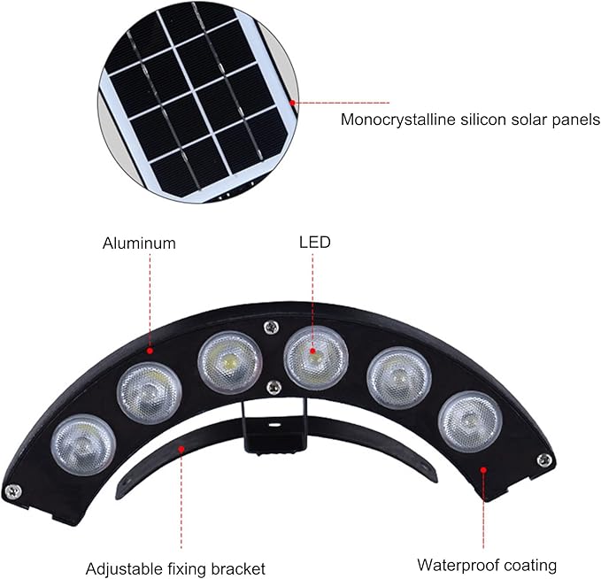 Kiven 5W LED Indoor/Outdoor Waterproof Spotlight Cordless Solar Porch Light Rechargeable Accent Light for Plants Porch Garden Rooftop(Cool White)