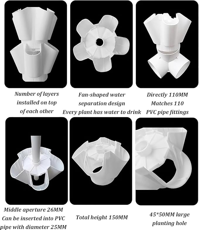 Hydroponics Growing Systems Kit Vegetables hydroponic Grow kitwith Hydrating Pump Adapter(10th Floor)