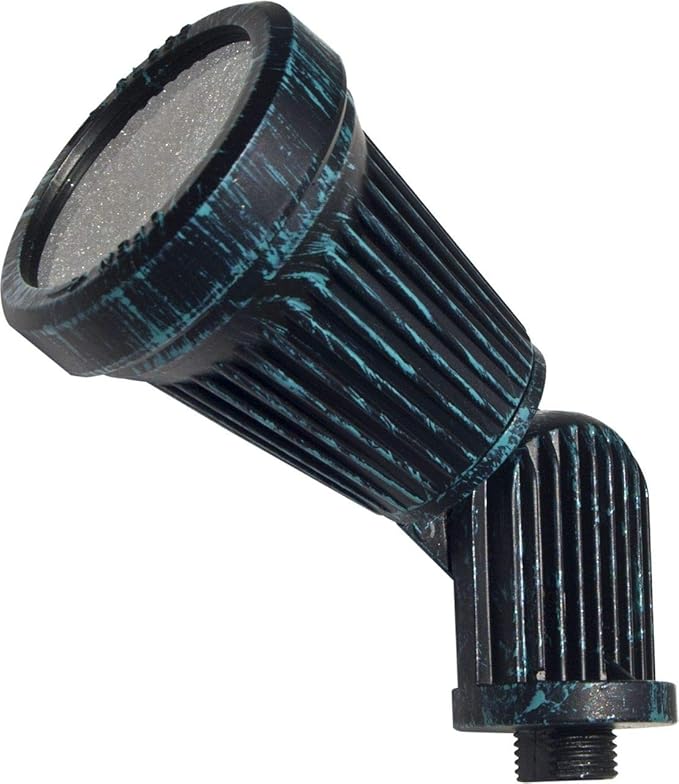 LV200-VG Verde Spot Light with no Shades Green Finished