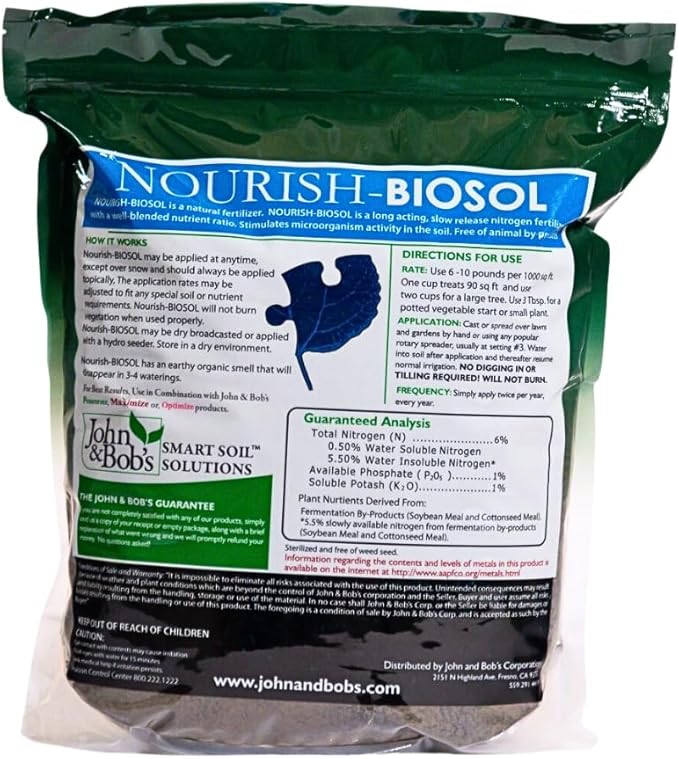 Nourish-Biosol 6lbs. (1000 sq. ft.)