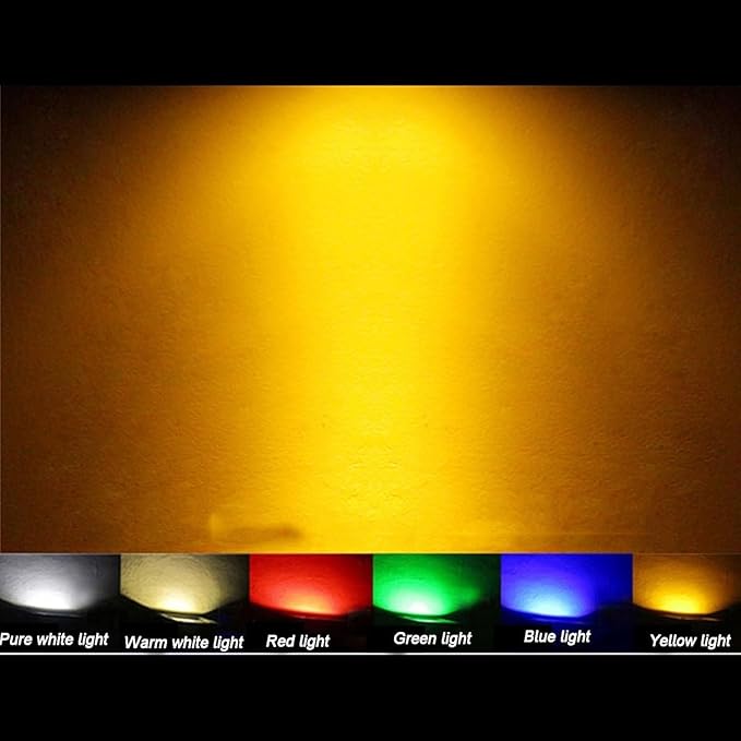 Long Range Landscape Light - AC111-240V Led Beam Spotlight IP65 Waterproof Outdoor Buried Lights Irradiation Distance 100M Irradiation Narrow Beam Lamp(White Light18w)