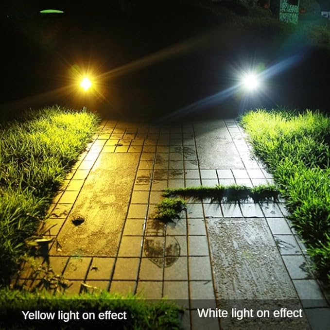 Outdoor Waterproof IP68 Solar Lights Lawn Lights Solar Spotlights with 3 Lighting Modes Suitable for Courtyard Lawn Patio Garden and Pathway Landscape Lighting