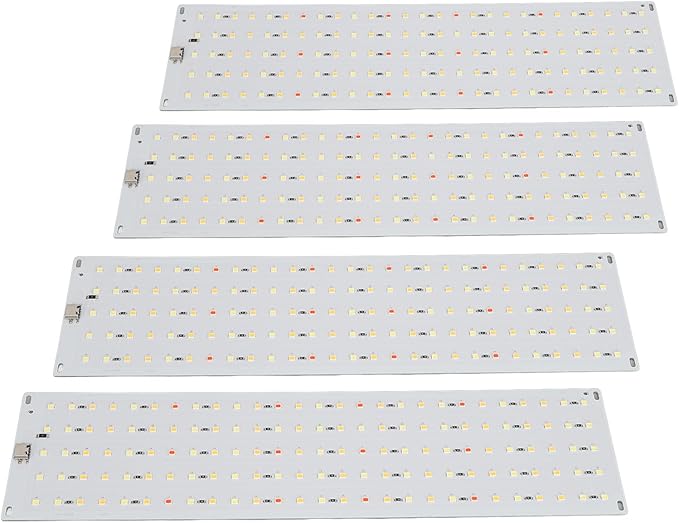 Plant Grow Light 35W 4 Dimmable Levels Ultra Thin Panel Grow Lamp with 3H 9H 12H Timer 540LEDs Full Spectrum Grow Lights for Indoor Plant Stands Under Cabinets (US Plug)