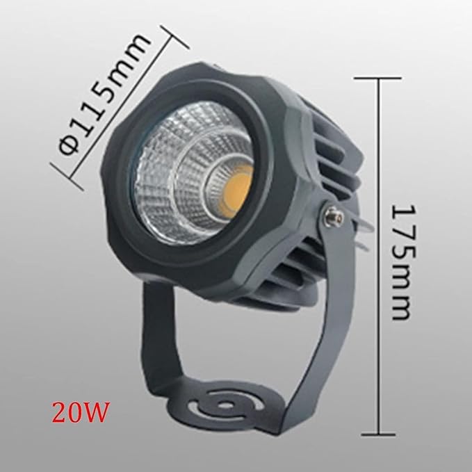 Rotation LED Beam Spotlight Ground LED Landscape Lamp IP65 Waterproof Outdoor Buried Lights 110V Adjustable COB Tree Spotlights for Wall Advertising Building Signs Lawn Decorate Lights