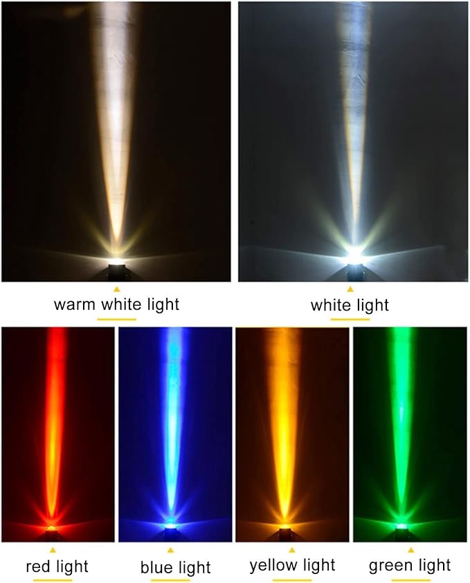 LED Spotlights for Landscape - AC85-265V Outdoor Wall Lamp IP67 Waterproof Adjustable 180° Narrow Beam Ground Light