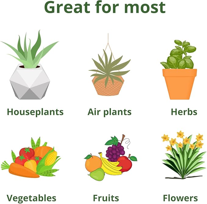 GS Plant Foods All Purpose Water Soluble 20-20-20 Fertilizer Balanced NPK Plant Food with Micronutrients Contains Kelp (Ascophyllum nodosum) for Indoor &amp Outdoor Plants Gardens &amp Turf (3 lbs