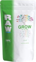 RAW All in One Grow Fertilizer 8oz | Water Soluble Plant Food for Hydroponics Soil &amp Indoor Plants All Purpose Nutrients for Vegetative Growth Garden &amp Vegetable Fertilizer