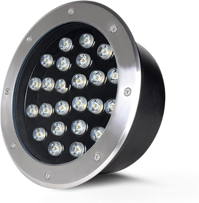 LED Landscape Lights Outdoor Ground Light AC85-265V IP66 Waterproof Recessed Underground Light for Park Bridge Garden Path Walkway Buried Lights(Blue18W)
