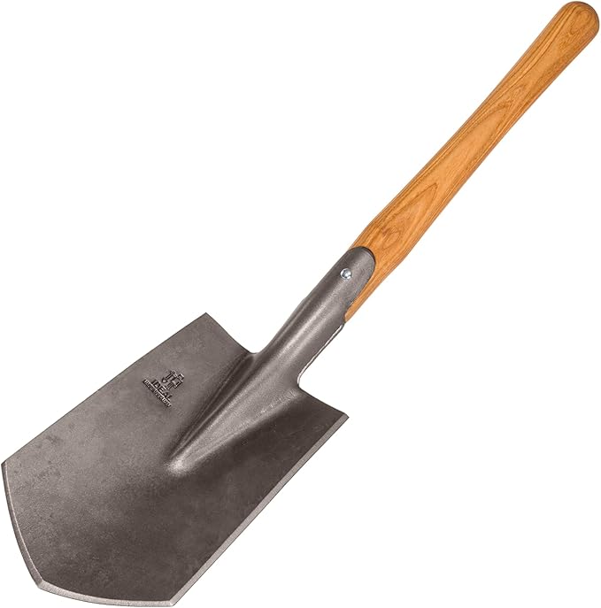 IDEALSPATEN - Made in Germany Since 1899 - Panzer Field Shovel - Historical German Shovel - for Vehicle Overland Camping 3.5lb - 25in (Panzer)#IS340