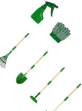 7 Divisions Fun Educational Tool Set for Juvenile Gardeners to Develop Responsibility Coordination and Nature Love ABS and Wood Tools