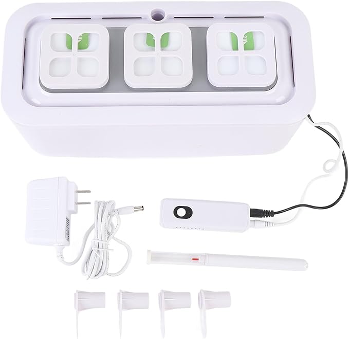 CUIFATI Hydroponics Growing System 6 Pack Self Watering Planter with Water Level Indicator 5 Inch Plastic Plant Flower Pots for Indoor Plants Aloe Outdoor Gardening for Balconies (US Plug)