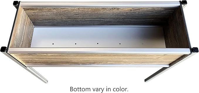 Foreman Raised Garden Bed with Legs- Outdoor Garden Box- 36”Lx12”Wx25”H Elevated Planter Box for Backyard Patio Balcony Zebrano
