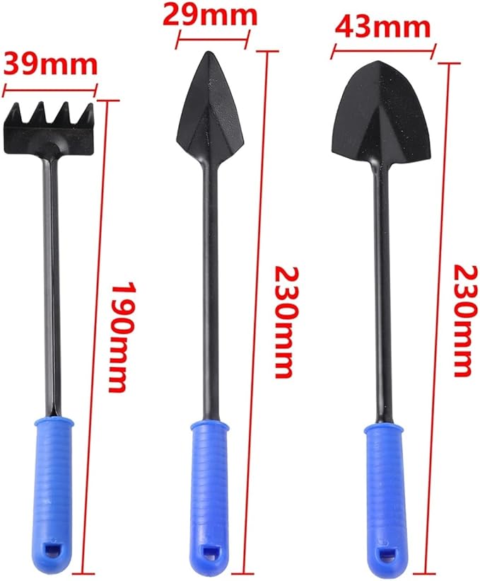Garden Tool Set for Plants Flower Pot Shovel Rake Spade Tools Plant Weeding(2)