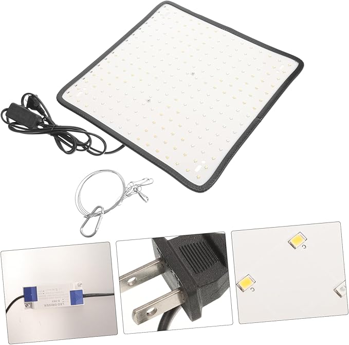 1set Led Plant Growth Light Color Modes Led Indoor Plant Lamp for Houseplants Dimmable and Easy to Install Includes Hanging Chain for