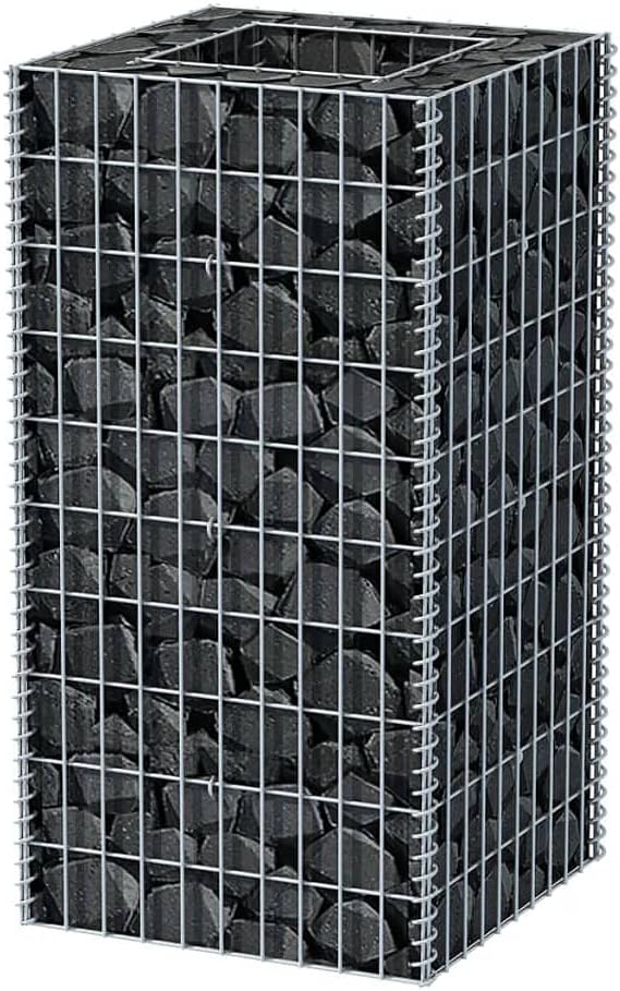 SKM Gabion Raised Bed Steel 19.7x19.7x39.4
