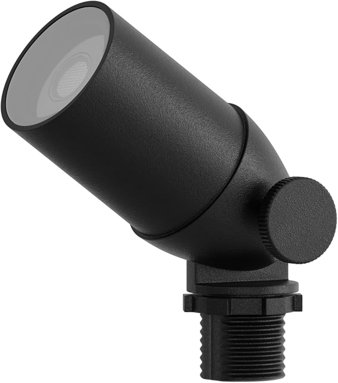 Kichler 5.70 Long Cowl MR11 in Black Brass (5.70 x 1.67 x 2.3) 15384BKB