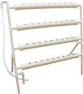 Hydroponic Growing System 36 Plant Site Hydroponics Gardening Grow Trapezoidal 4 Pipes Planting System with 110V Water PumpPlanting Sponge and Hose for Vegetable Cultivation