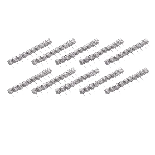 Garden Fertilizer Mesh Baskets Set100PCS Fertilizer Mesh Basket Column Shape Stainless Steel Nutrition Box Tools for Garden Nursery (6x6cm / 2.4x2.4in)