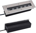 Landscape Buried Yard Lamp - Rectangular Recessed LED Spotlight 24V Waterproof Underground Light for Stairs and Corridors