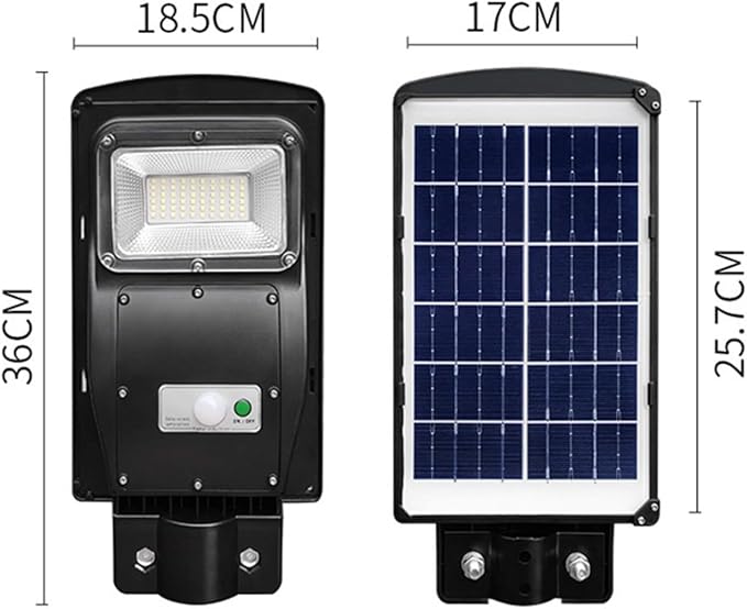 Vacumis Solar SpotlightsWaterproof And Dustproof High-Strength Construction For Yard Garden Patio Camping Lighting And Device Charging Station In Black(36cm)