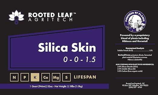 Cryo SIL - Silica Fertilizer for Plants Derived from Natural Sand with Plant Based Organic Acids hydroponics Soil/Coco/peat foliar Spray - 2.5 Gallon