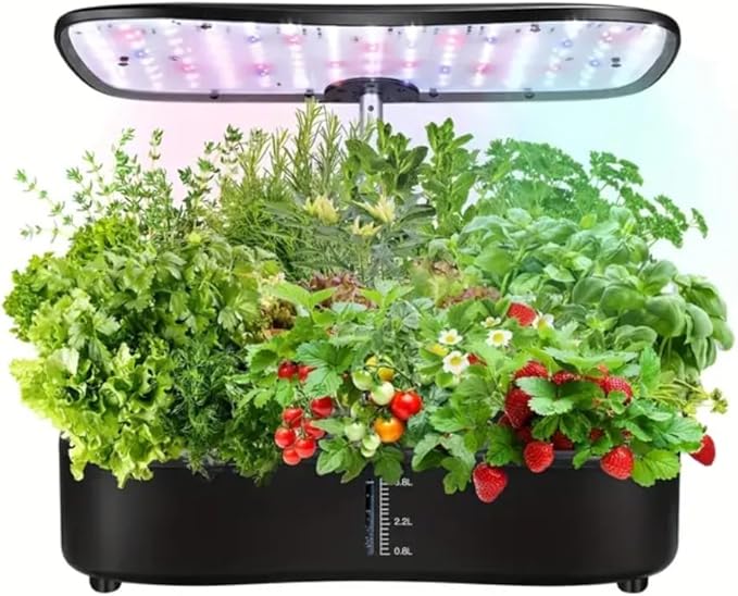 SEDLAV Hydroponic Indoor Garden Hydroponic System with LED Grow Light Hydroponics Growing System (2)