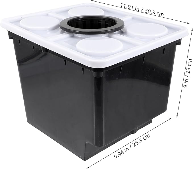 Toyvian Hydroponic Soilless Cultivation Bucket Lid for Greenhouse Vegetable and Fruit Gardening Easy Installation and Practical for Home Planting