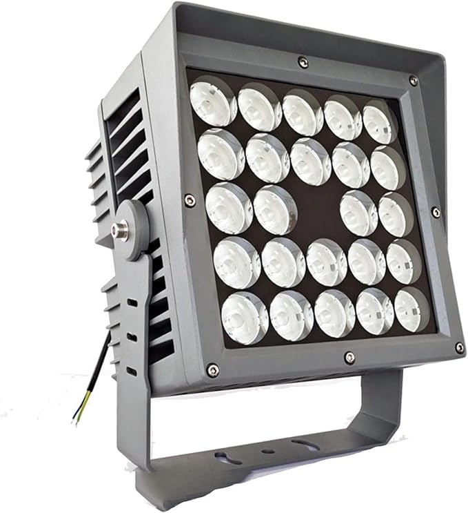 Rotating Spotlight Outdoor Spotlight Outdoor Waterproof Long Range Beam Light Projector Light (Warm White 120W)