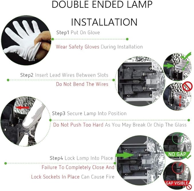 1000W Double Ended HPS Grow Light BulbHigh PAR Enhanced Red and Orange Spectrums CCT 2000K Ultra Bright 155000 Lumens1000W High Pressure Sodium Grow Lamp1000 Watt DE HID Grow Bulb