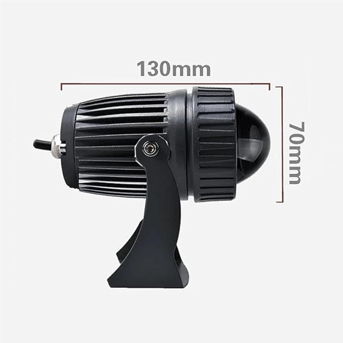 Narrow Beam Floodlight - Outdoor LED Beam Spotlights IP65 Waterproof Lighting Beam Lamp Adjustable Long Distance LED Spot Light(RGB)