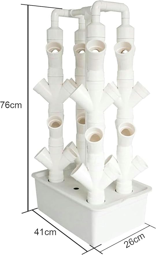 AMNOOL Indoor Hydroponic Growing System Freestanding Planting Tower SetPlant Vertical Hydroponics Hydroponic Planter for Vegetable/1pc**1