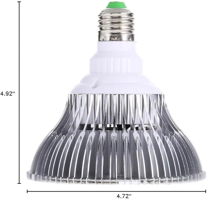 Grow Light - BANGWEIER 80W E27 Full Spectrum LED Plant Grow Lights Bulb Veg Hydroponic Lamps
