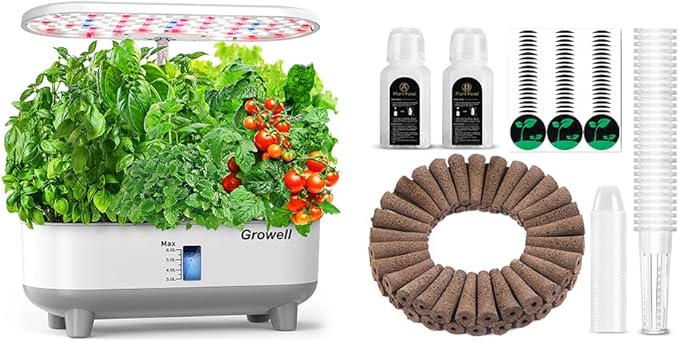 16 Pods Hydroponics Growing System Kit &amp Seed Pod Kit 182 pcs