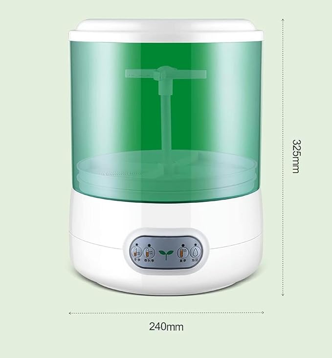Bean Sprout Machine Automatic Water Circulation PTC Constant Temperature Electric Germination Machine DIY Large Capacity Soilless Cultivation Grain Seed Germination Kit 1