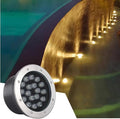 Outdoor Landscape Spotlights Recessed LED Fountain Light - Outdoor Buried Lights - LED Underwater Light AC 24V Low Voltage Embedded Spotlight IP68 Waterproof Embedded L
