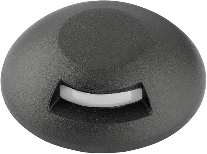 Kichler LED Mini All-Purpose Single Opening in Black Brass Landscape Lighting (2.25 x .75) 16148BKB