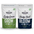 Organic Veg to Harvest Double Pack – Indoor &amp Outdoor Fertilizer for Leafy Greens Vegetables Herbs &amp More – Grow &amp Bloom Combo (1000g - 8 Plants)