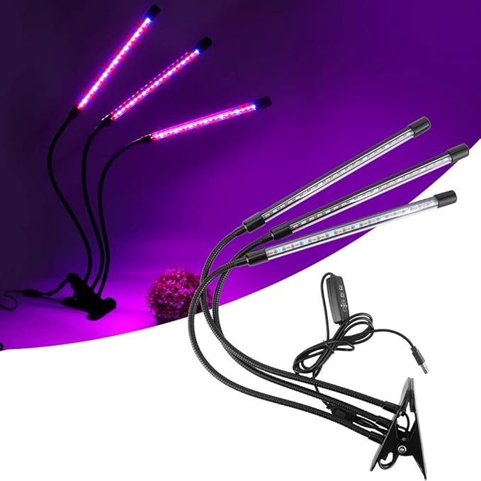 Fafeicy LED Plant Grow Light Full Spectrum Grow Lamp with 360° Flexible for Indoor Plants