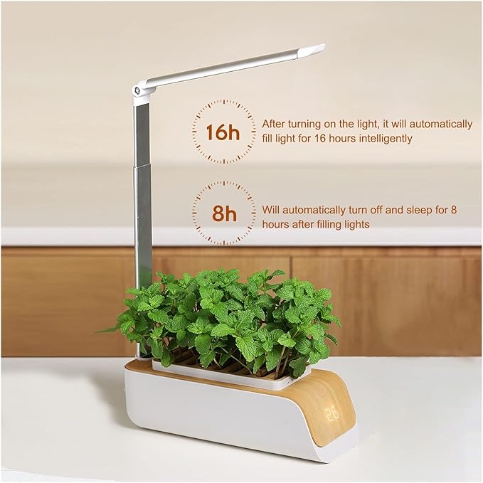 Hydroponic Equipment Hydroponics System Box Intellint Full Spectrum Grow Light Soilless Cultivation Indoor Garden Planter Grow Lamp Nursery Pots Indoor Garden