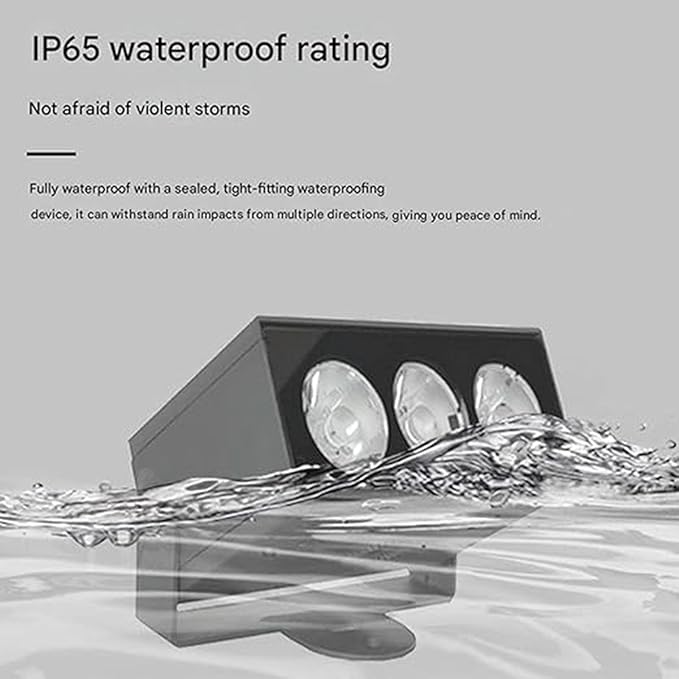 Rotation Spotlight - LED Floodlights IP65 Outdoor Waterproof LED Spotlight Long-Distance LED Beam Light 220V Exterior Building Wall Washer Landscape Lighting(Warm Light9W(AC220V))