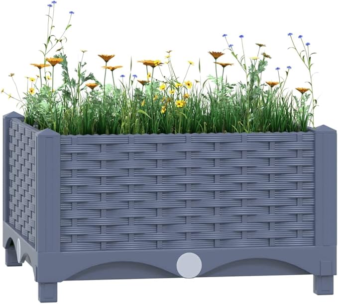 SKM Raised Bed 40x40x23 cm Polypropylene (Weight-6KG)-0397