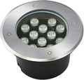 Ground LED Landscape Lights - LED Beam Spotlight 12V /24V LED Embedded Buried Lamp IP67 Waterproof Staircase Floor Aisle Illumination Building Outdoor LightsYellow-15W(24V)