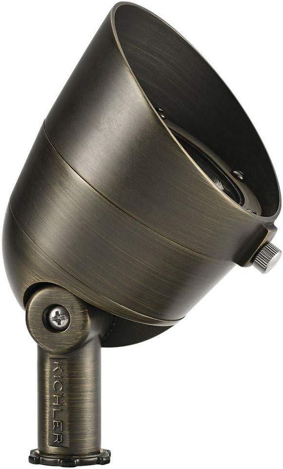 Kichler 16154CBR27 Transitional Accent from Landscape LED Collection Finish 3.50 inches Centennial Brass