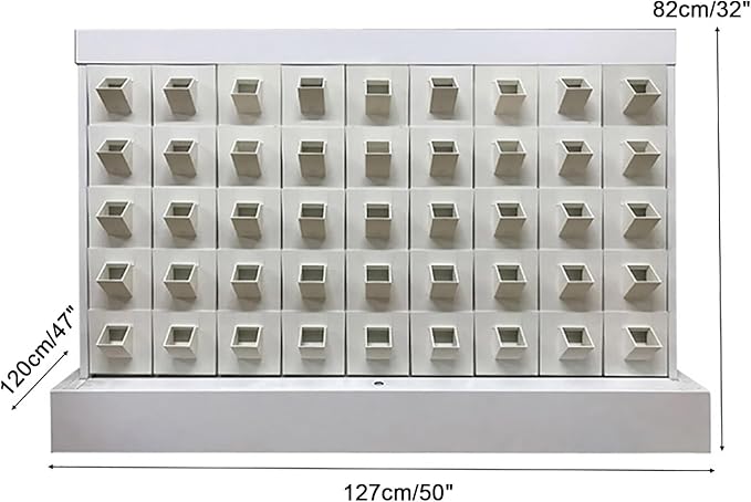 Hydroponic Growing Tower Vertical Planter Tower Hydroponics Growing System Kit for Fruits Vegetables Herbs and Miniature Greens(X-Large)