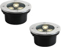 Ground LED Landscape Lights - Outdoor Buried Lights AC85-110V LED Spotlight IP65 Waterproof Walkable Outdoor Avenues Paths Garden Lighting Recessed Ground Light