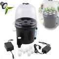 LALABU Hydroponics Growing System Fog Seedling Box 8 Holes 5L Bucket Hydroponic Equipment Seedling Cultivation Hydroponics Planting Growing Kit Soilless Cultivation Grow Cup Box for Lettuce Vegetable
