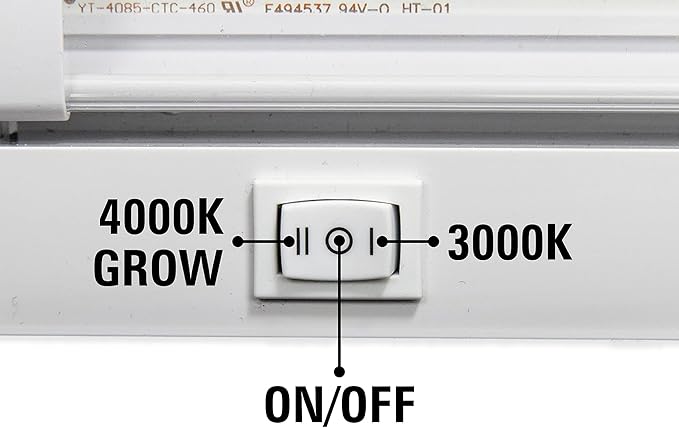 Westek GROWCCT-L12-L LED Under Cabinet Grow Light 12-inch White