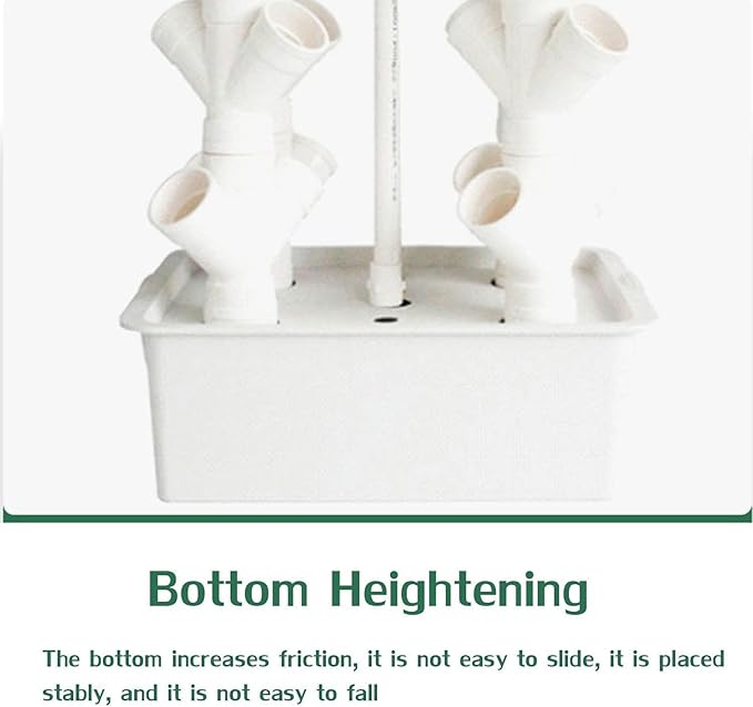 Hydroponics Growing System Vegetable Plant Tower Water Circulation System Detachable Multi-Layer Desktop Planting Frame32 Sites//1pc