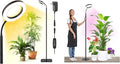 Plant Grow Light 20W Growing Lights for Indoor Plants Full Spectrum LED Floor Lamp with Height Adjustable Stand Auto Timer 3/9/12H10 Dimmable Brightness for Small Large Tall Plants Growth